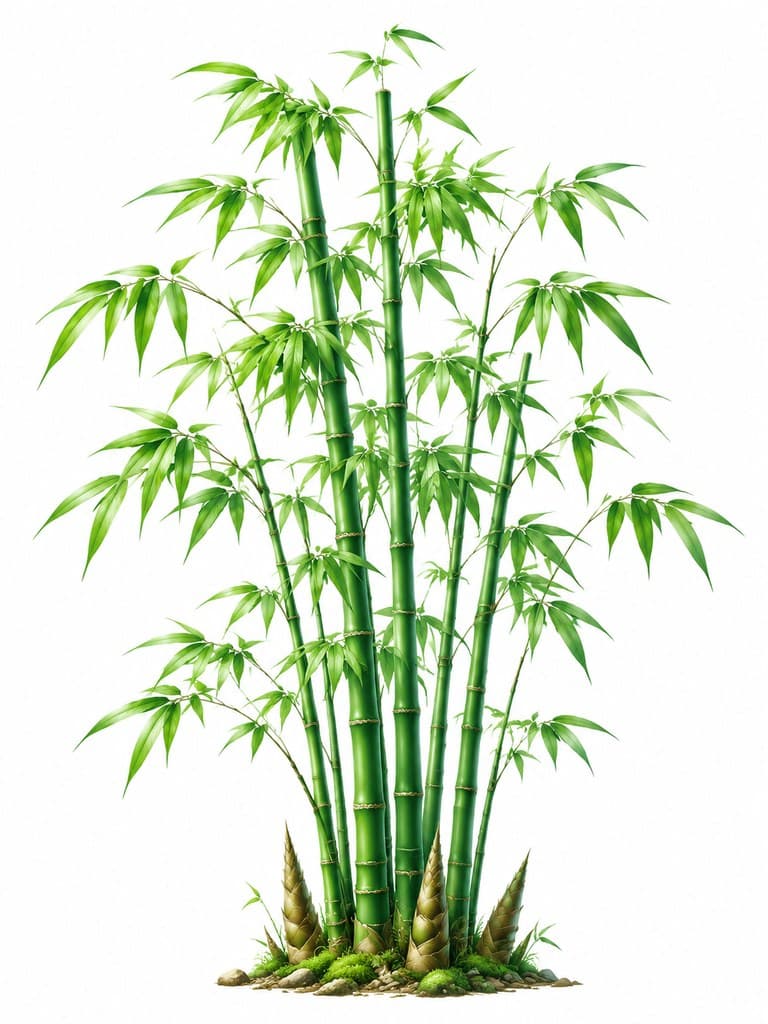玄幻修仙 青竹 一丛 有节 整株