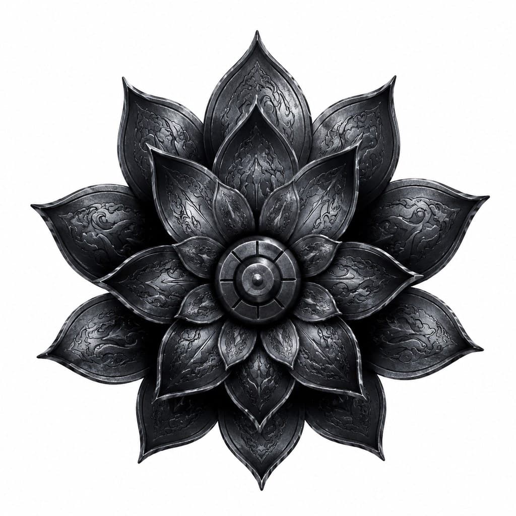 玄幻修仙 铁莲花 机括 暗器 正面