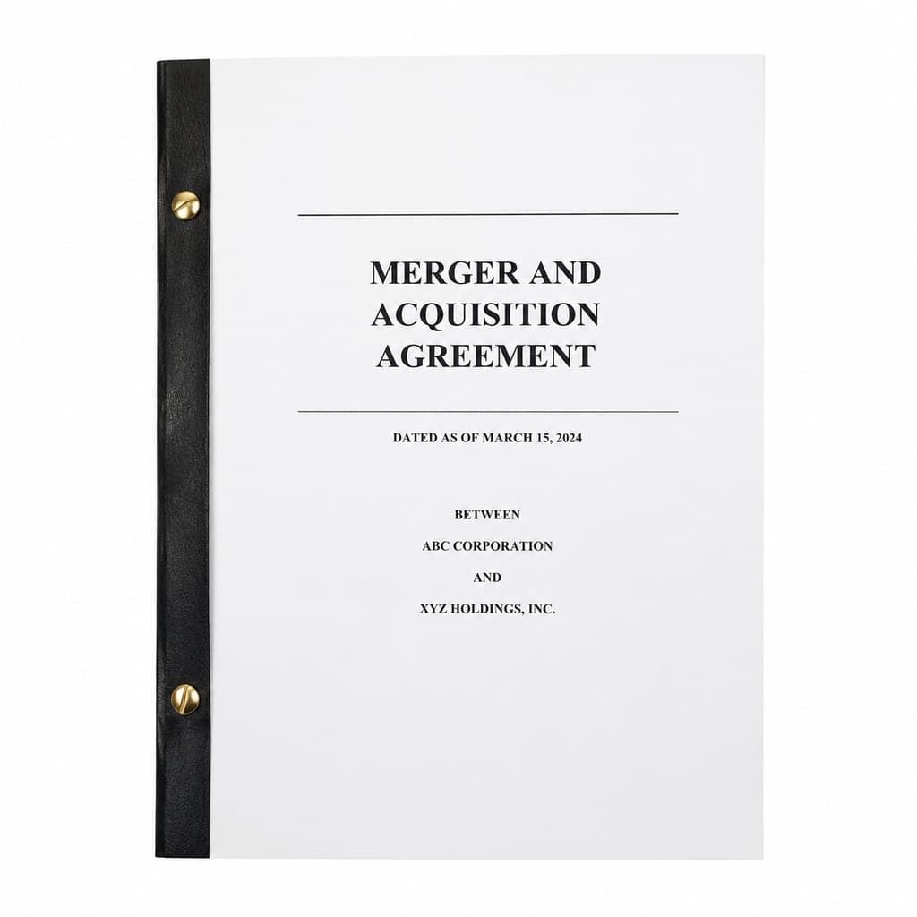 bound merger and acquisition contract document