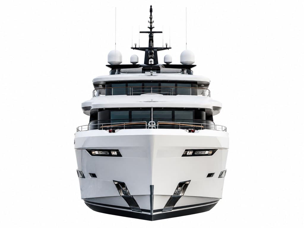 large luxury mega-yacht
