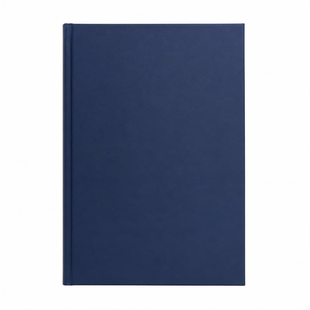 plain unmarked ledger accounting book