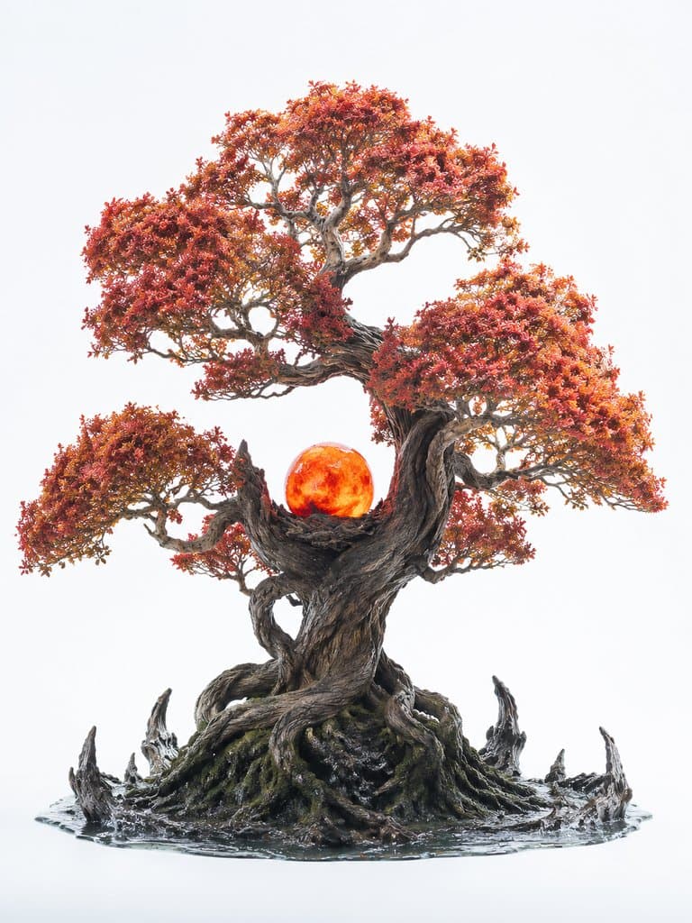 扶桑 扶桑 海上巨桑 栖日 朝霞 上古洪荒写实植物图 3D资产参考